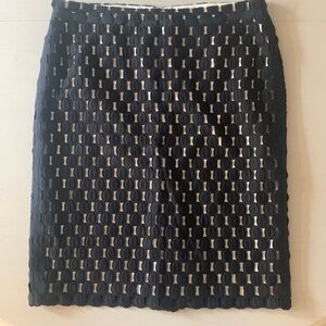 Talbots Very Classy Petite Navy Blue Pencil Skirt